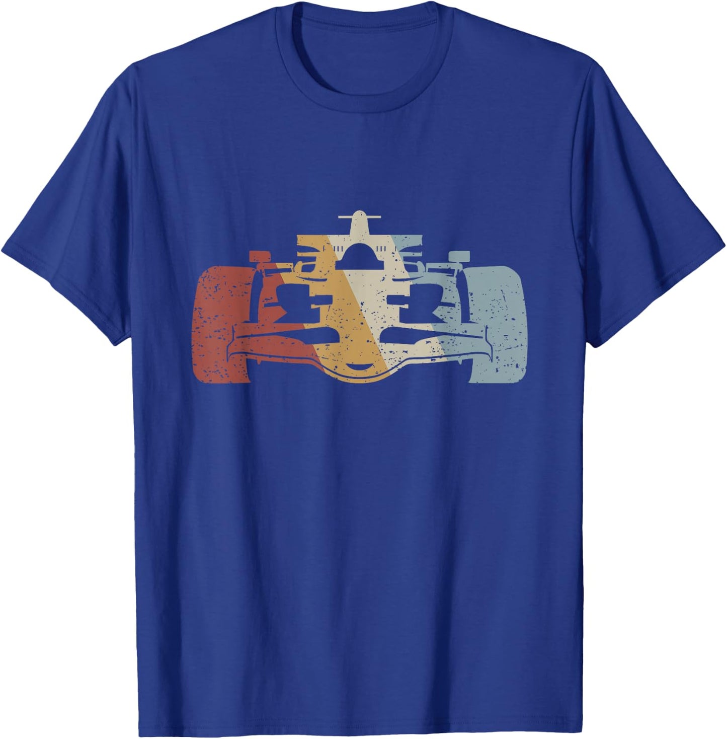Racing Car Retro Style Vintage T-Shirt - T-Shirt | Royal
