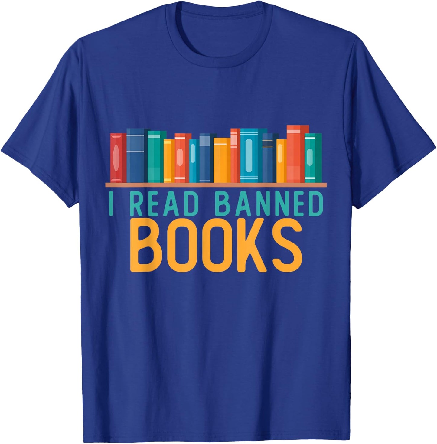 I Am With the Banned Books Shirts Funny I Read Banned Books T-Shirt - T-Shirt | Royal