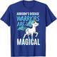 Addison's Disease Warrior Hypocortisolism Unicorn Lover T-Shirt - T-Shirt | Royal