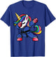 Dabbing Unicorn Brazilian Jiu Jitsu Mom , BJJ Women Girls T-Shirt - T-Shirt | Royal