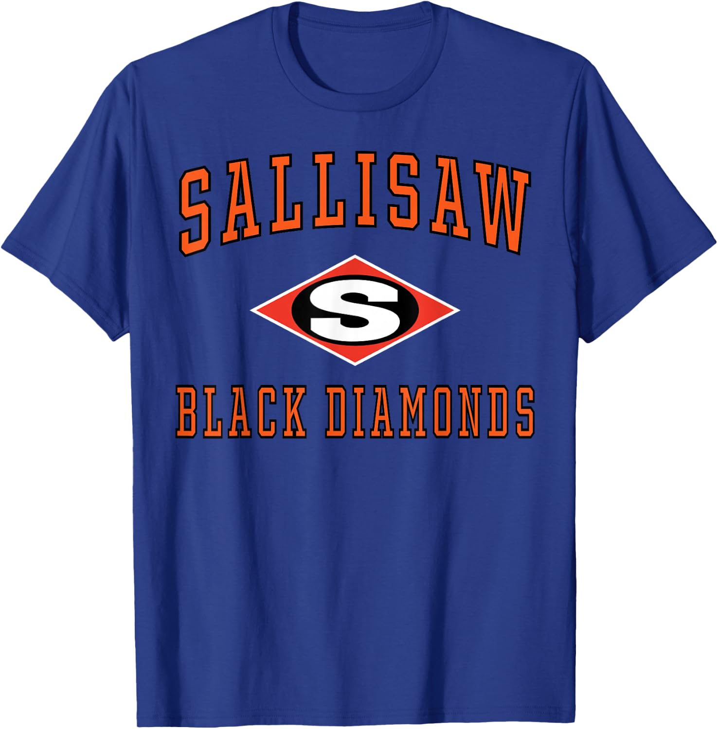 Sallisaw High School Black Diamonds C1 T-Shirt - T-Shirt | Royal