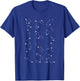 Galaxy Star Constellations Science Universe Space Astronomy T-Shirt - T-Shirt | Royal