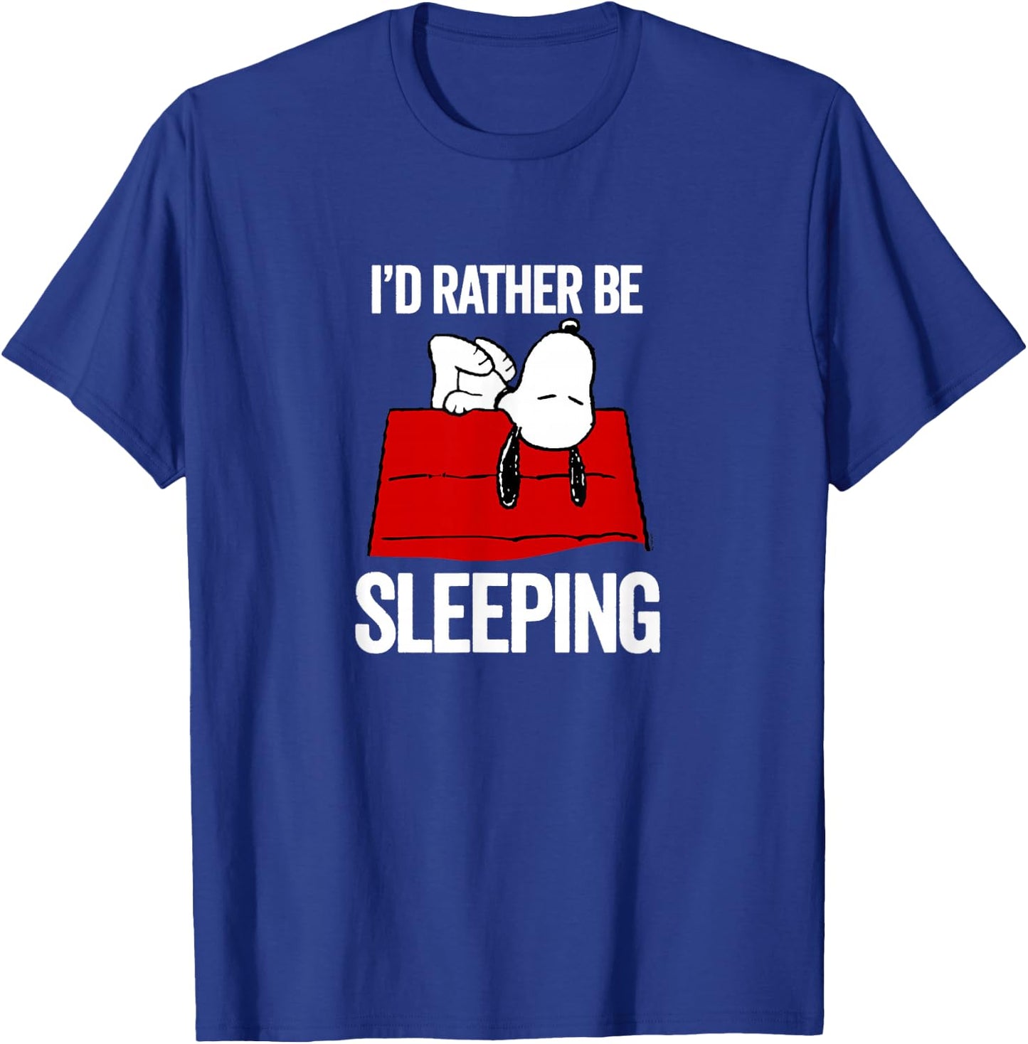 Peanuts - Snoopy Still Sleeping T-Shirt - T-Shirt | Royal