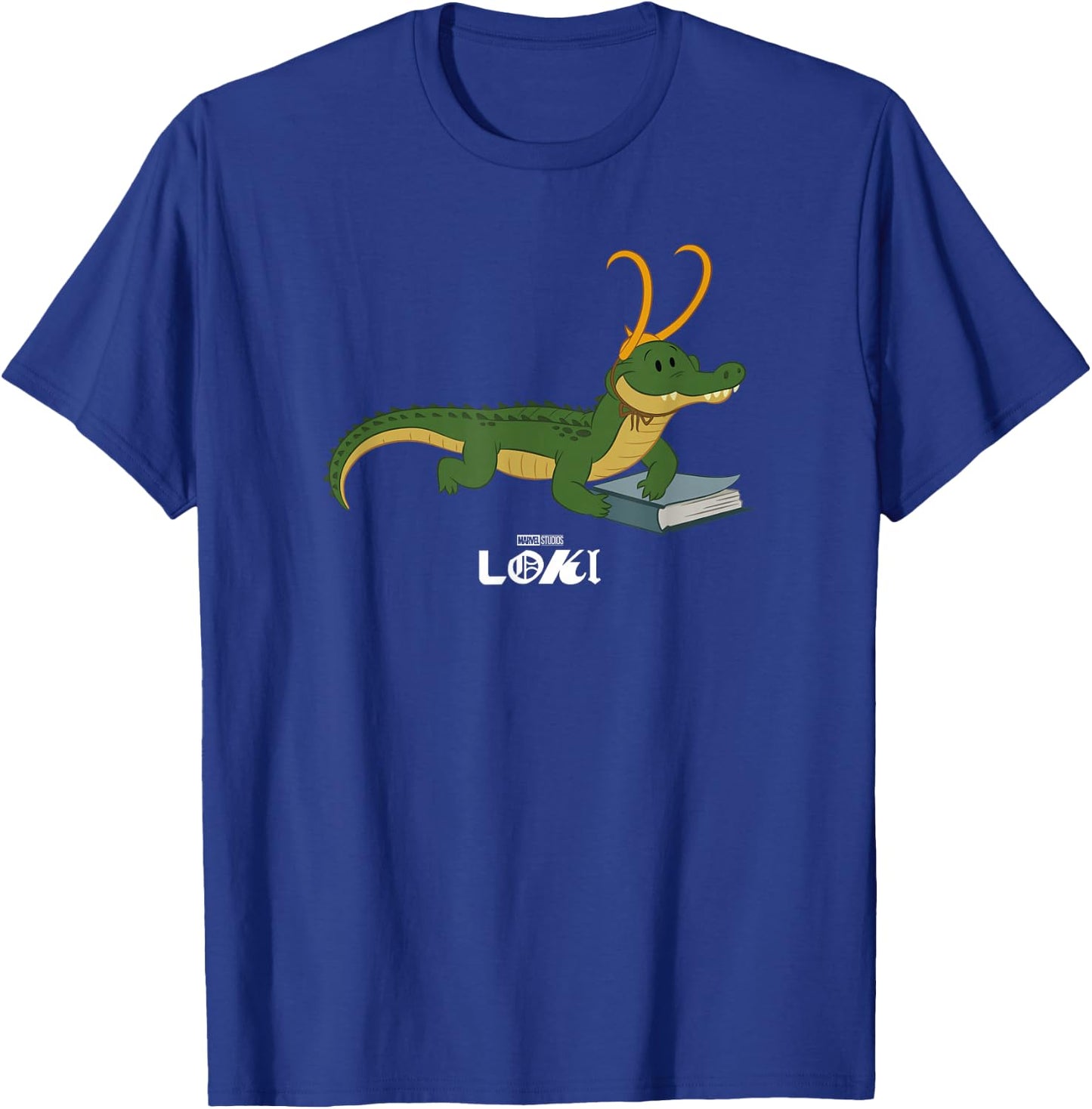 Marvel Loki Alligator Loki Variant Book Reader T-Shirt - T-Shirt | Royal