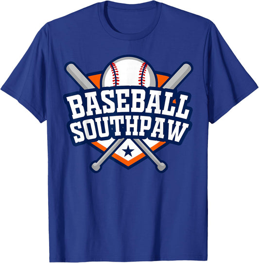 Baseball Southpaw - Left Handed Players Rule - Lefty T-Shirt - T-Shirt | Royal
