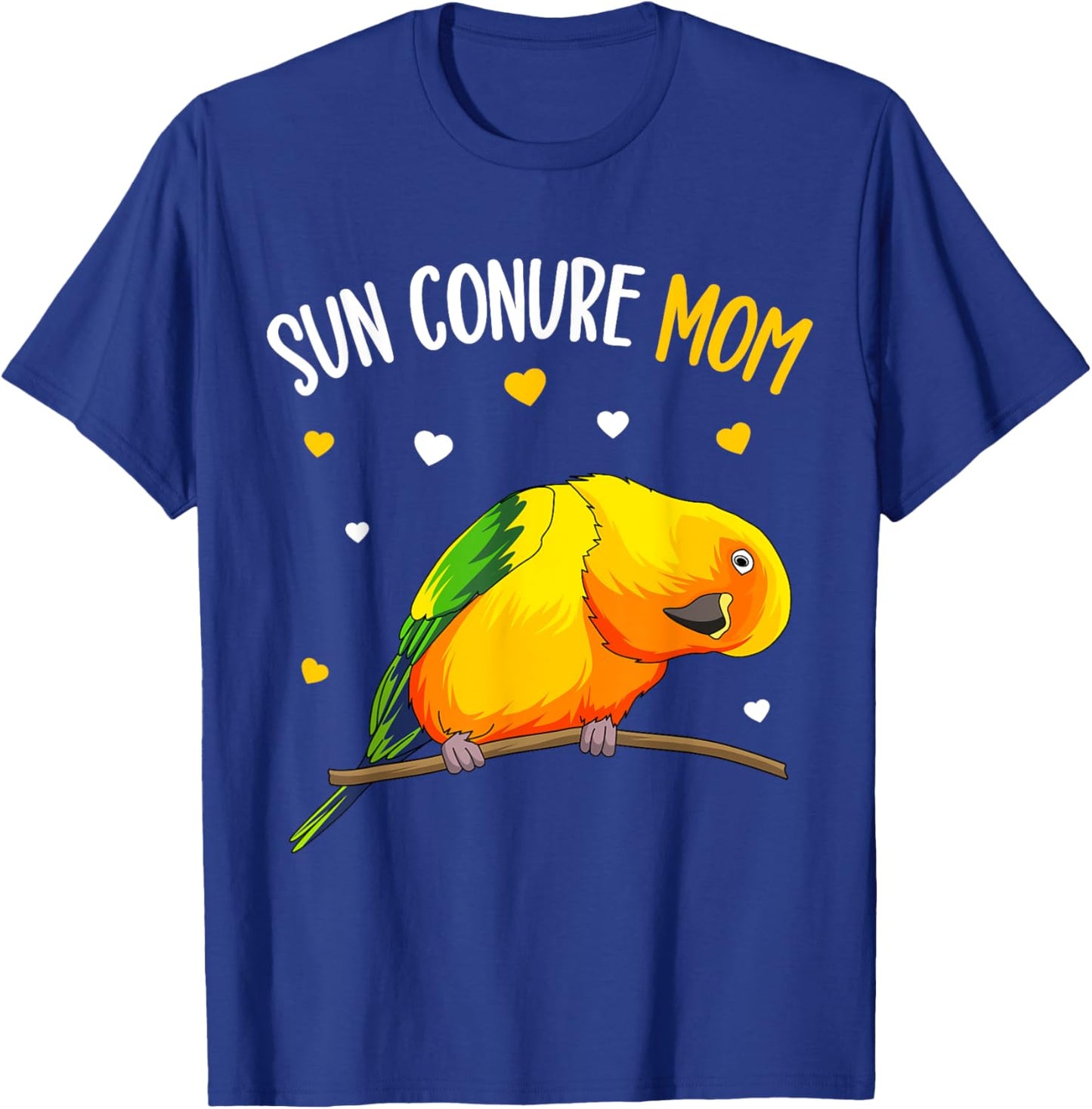 Sun Conure Mom Funny Parrot Bird Lover Women T-Shirt - T-Shirt | Royal
