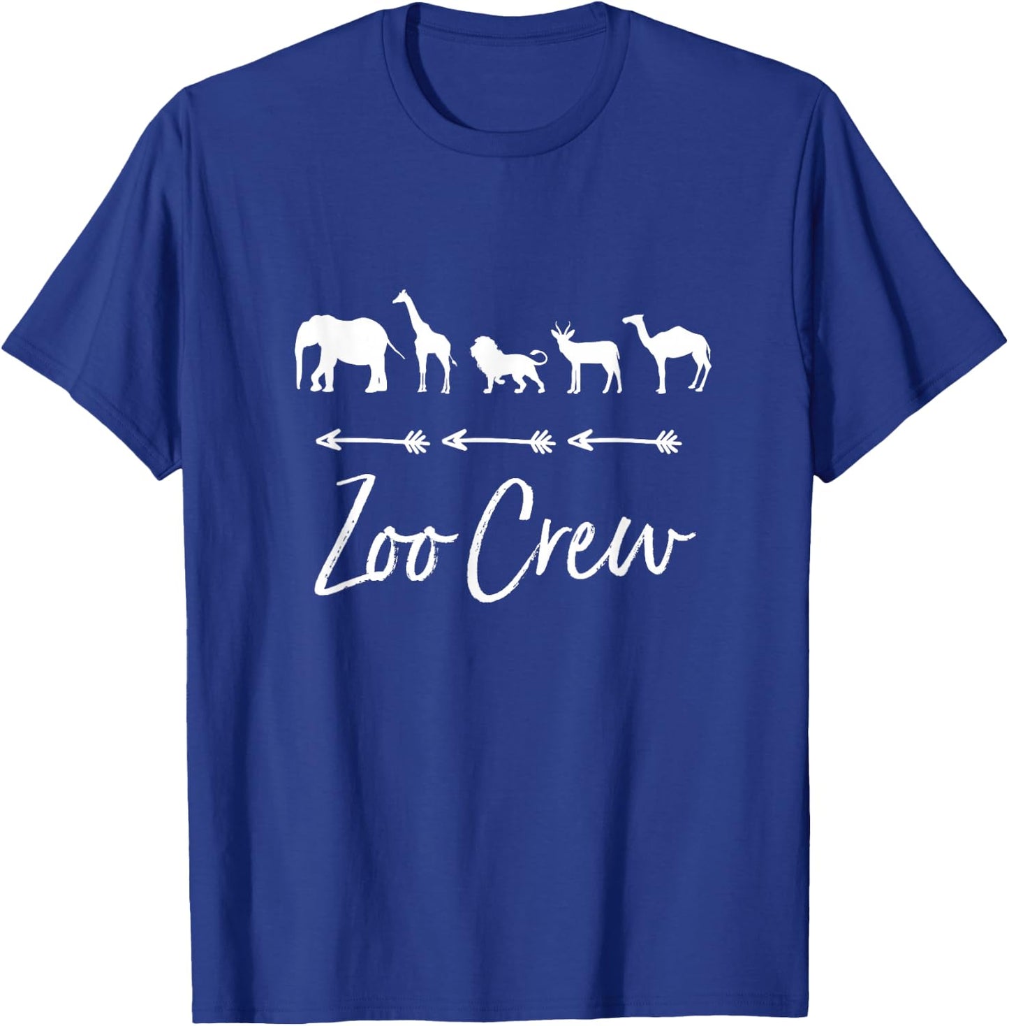 Wildlife Animals Zoo Zoo Crew Animal Safari Zoologist T-Shirt - T-Shirt | Royal