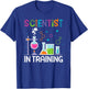 Future Scientist in Training Kids Scientist Boy Science T-Shirt - T-Shirt | Royal