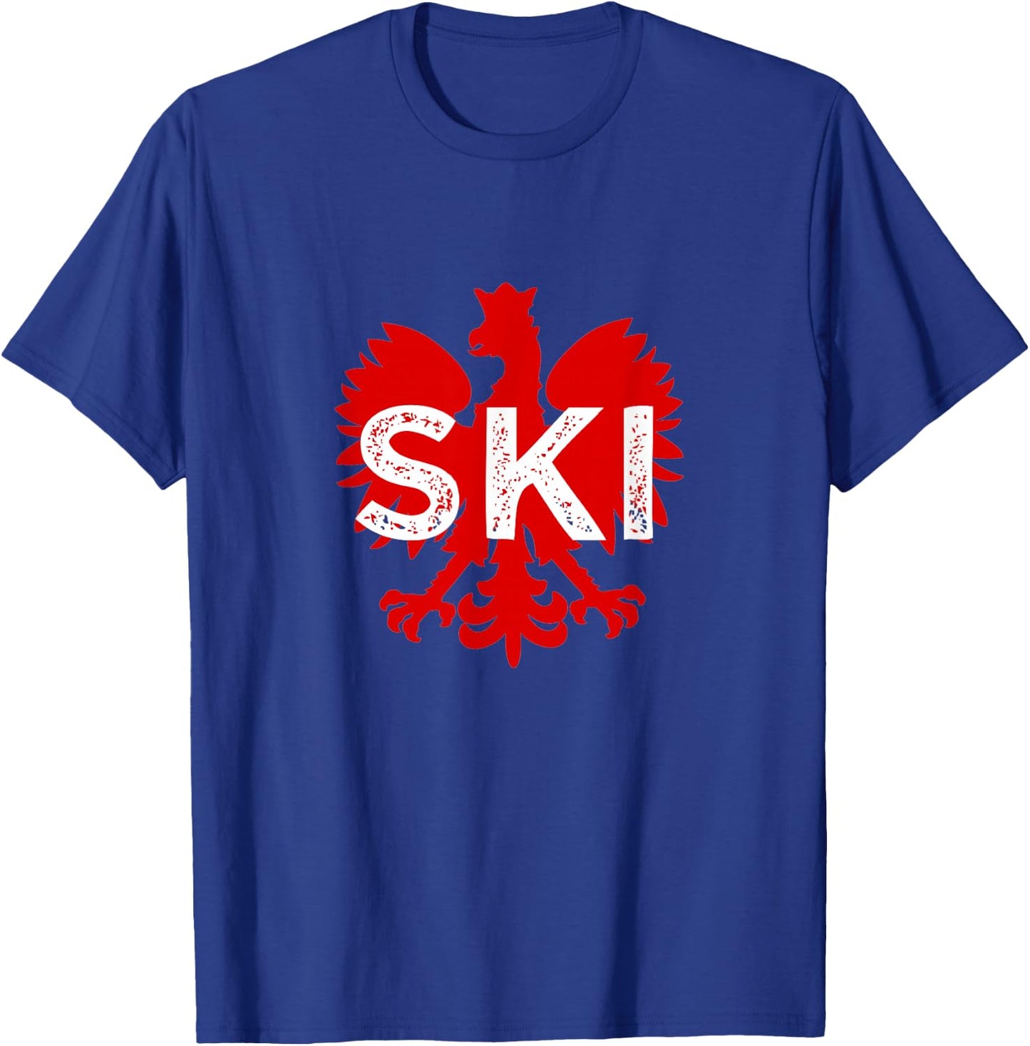SKI Polish Surnames Ending Dyngus Day Polish Eagle Polska T-Shirt - T-Shirt | Royal
