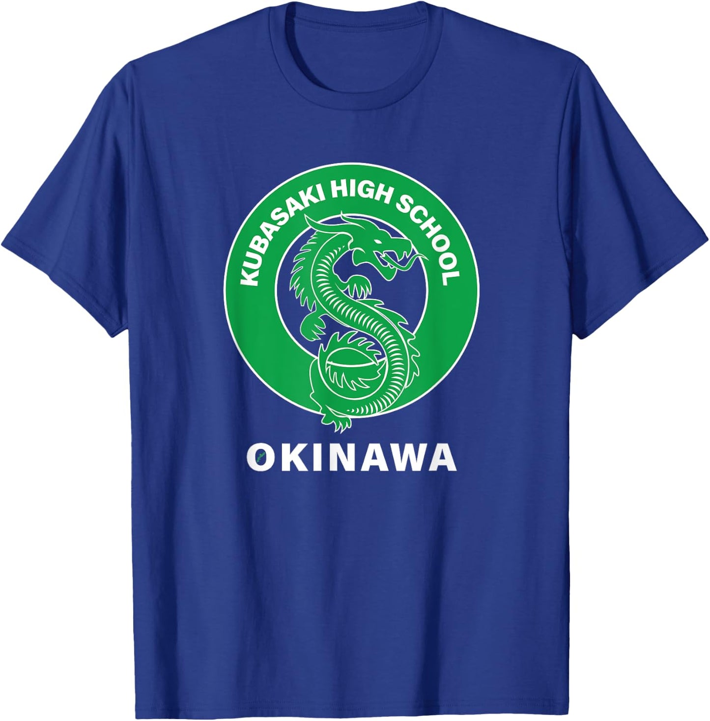 Kubasaki High Dragons Kubasaki Okinawa Island Okinawa Japan T-Shirt - T-Shirt | Royal