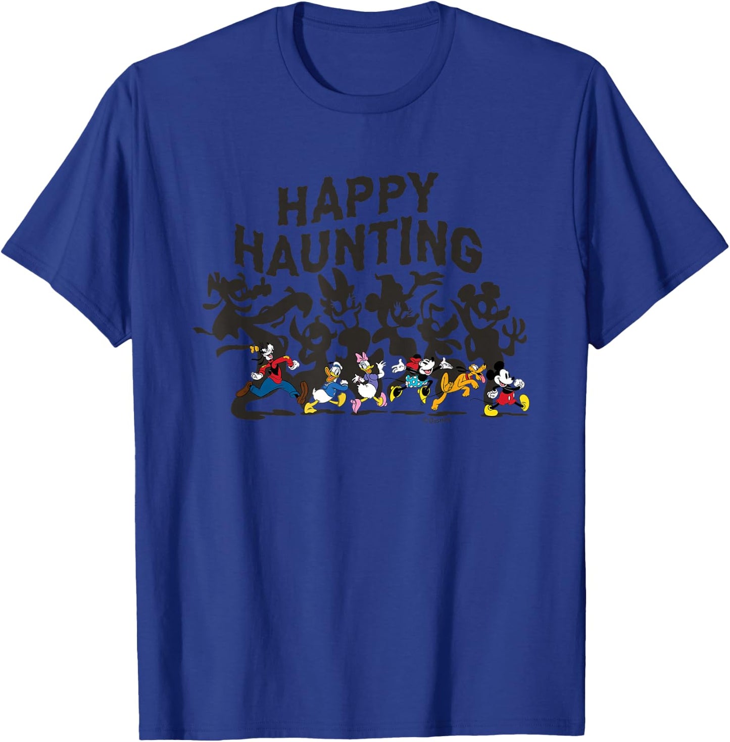 Halloween Mickey and Friends - Happy Haunting T-Shirt - T-Shirt | Royal