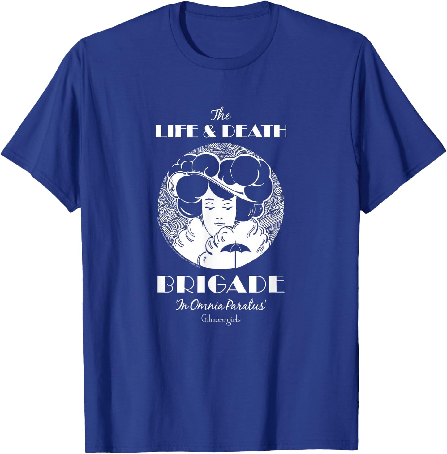 Gilmore Girls Life and Death Brigade Logo TV Show T-Shirt - T-Shirt | Royal