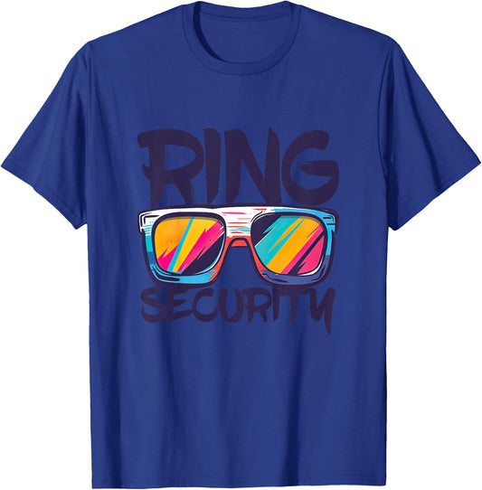 Kids Ring Security Shirt Kids Little Boys Ring Bearer T-Shirt - T-Shirt | Royal