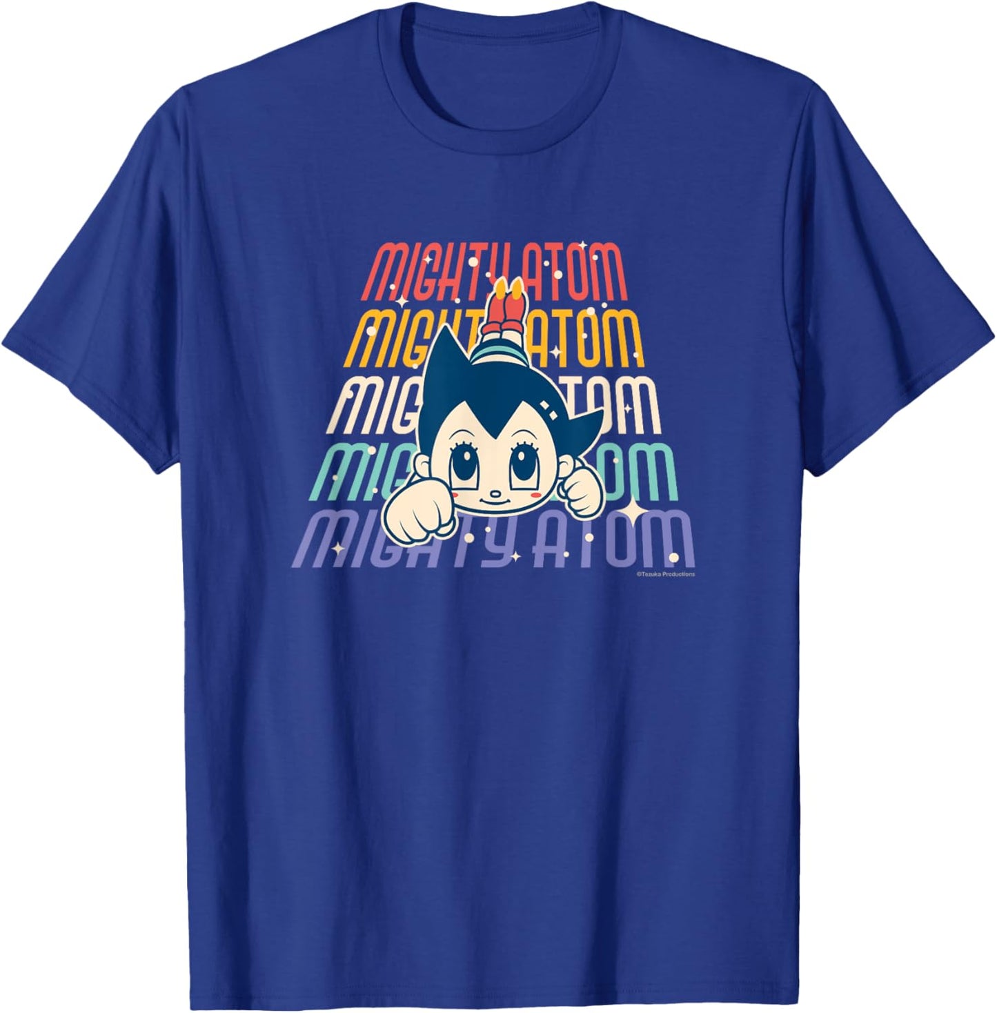 Astro Arm Atom Retro (Flying Atom) (C) Tezuka Productions T-Shirt - T-Shirt | Royal