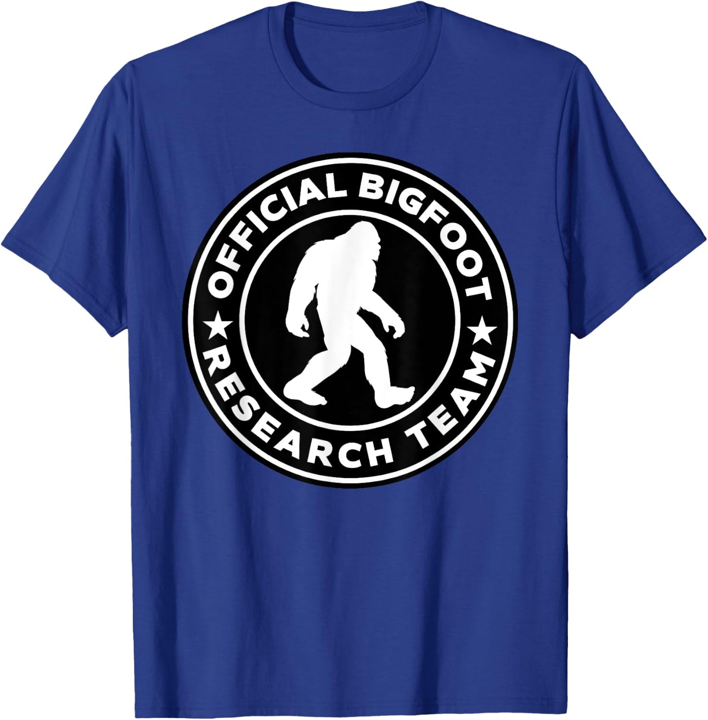 Miftees Halloween Official Bigfoot Research Team T-Shirt - T-Shirt | Royal