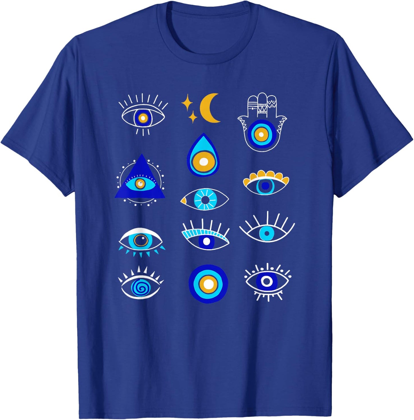 Evil Eye Curse Protection Seeing Eyes Nazar Mati Evil Eye T-Shirt - T-Shirt | Royal