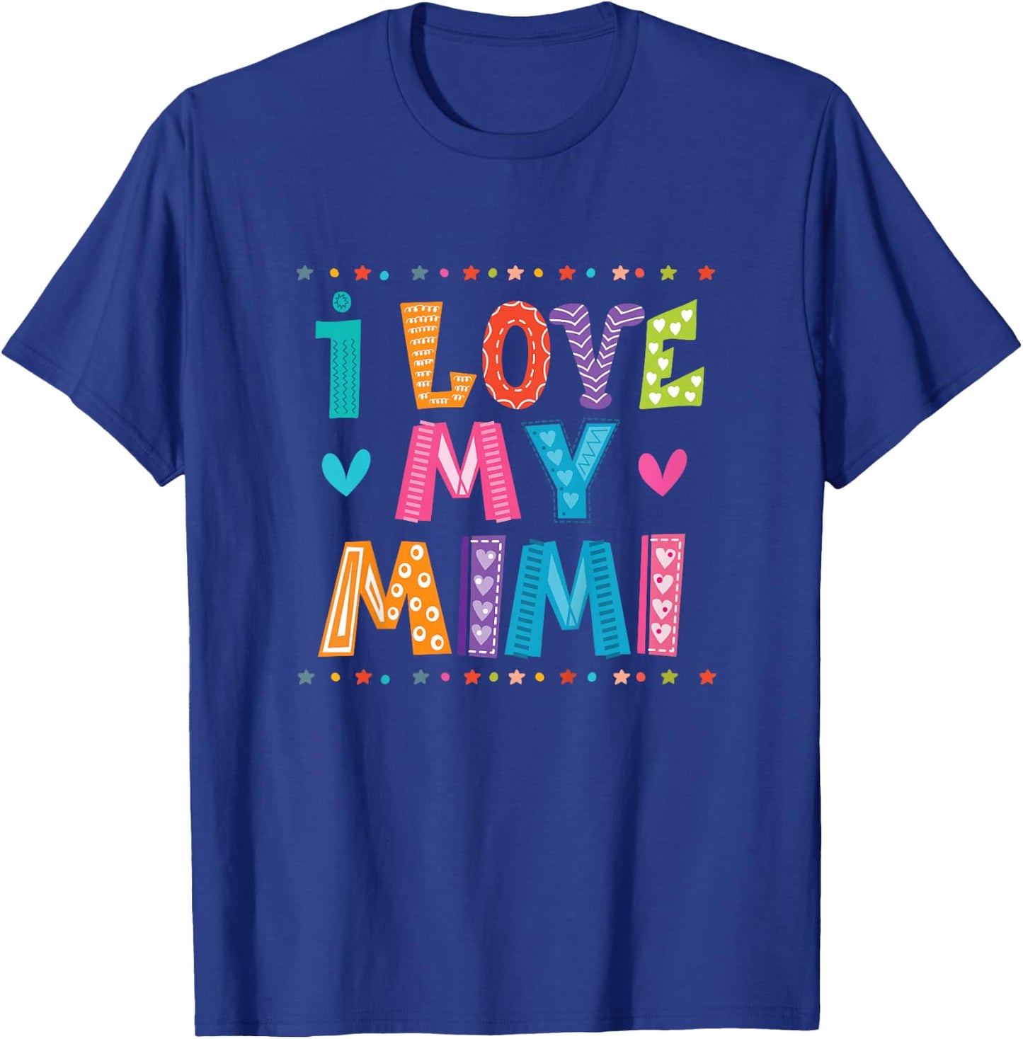 Granddaughter I Love My Mimi T-Shirt - T-Shirt | Royal
