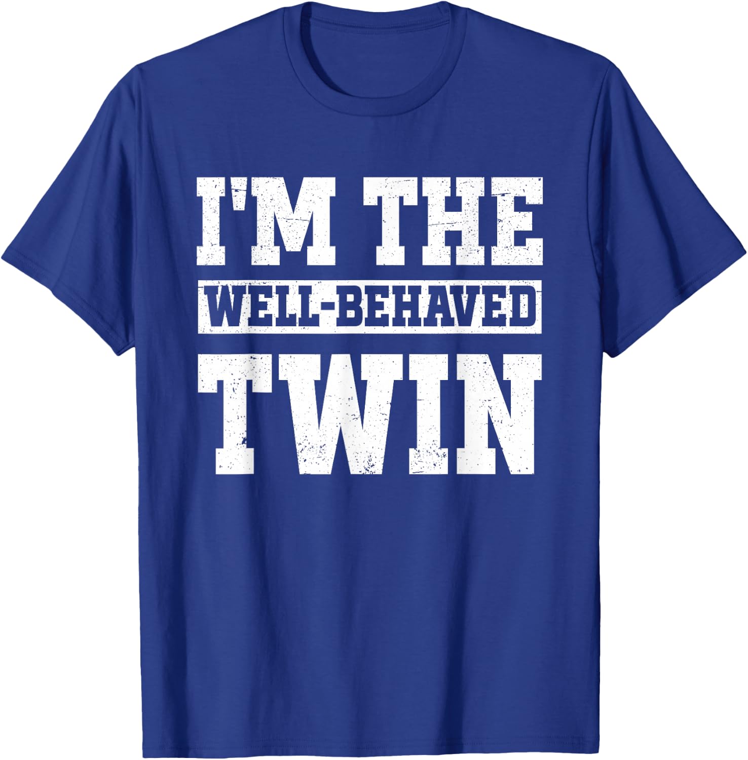 Twin Sister Funny Twins T-Shirt - T-Shirt | Royal