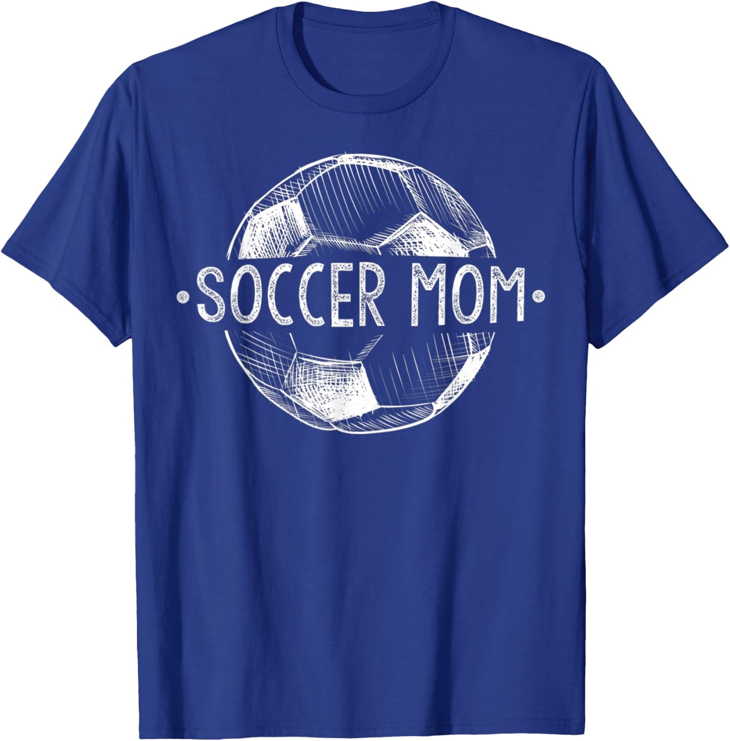 Soccer Mom Family Matching Team Player Gift Sport Lover Mama T-Shirt - T-Shirt | Royal