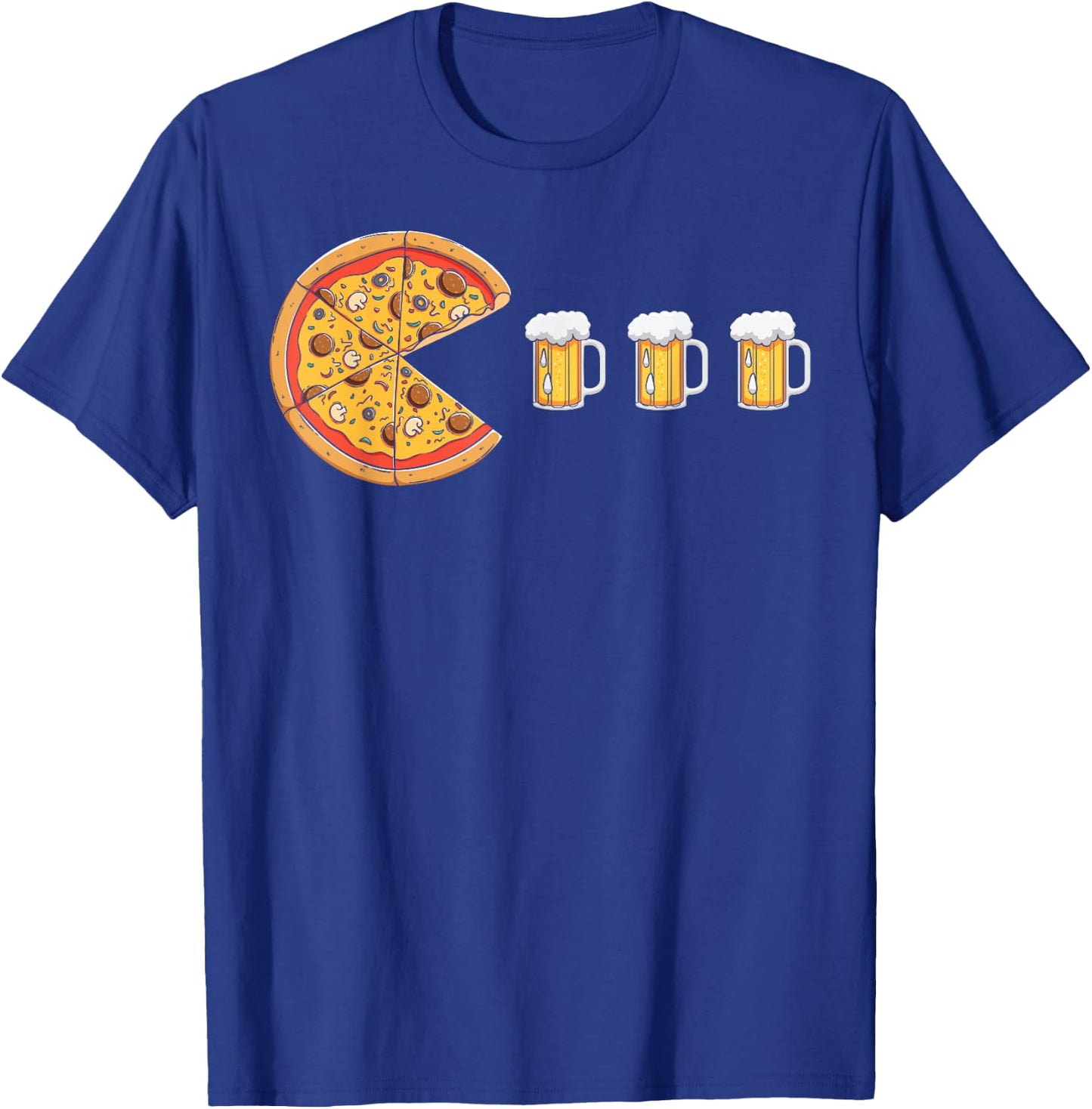 Pizza Beer Funny Beer Pizza Pizza Beer T-Shirt - T-Shirt | Royal