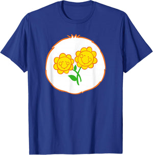 Care Bears Halloween Friend Bear Floral Badge Costume T-Shirt - T-Shirt | Royal