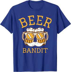 The Beer Bandit - Funny Beer Drinking T-Shirt - T-Shirt | Royal