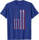 Violin Bow Music Musical Violinist USA American Flag Kids Men T-Shirt - T-Shirt | Royal