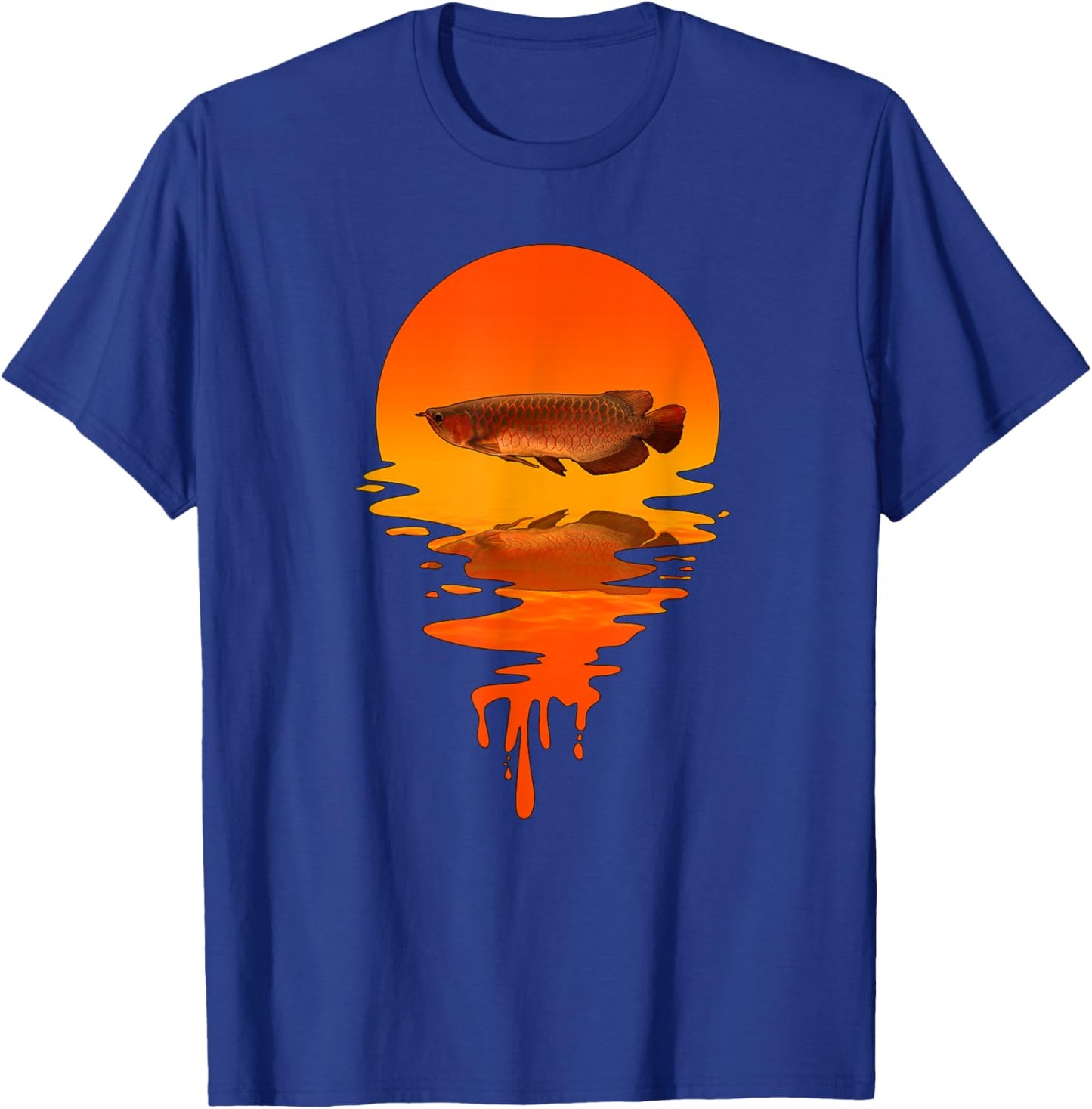 Vintage Retro Style Arowana T-Shirt - T-Shirt | Royal