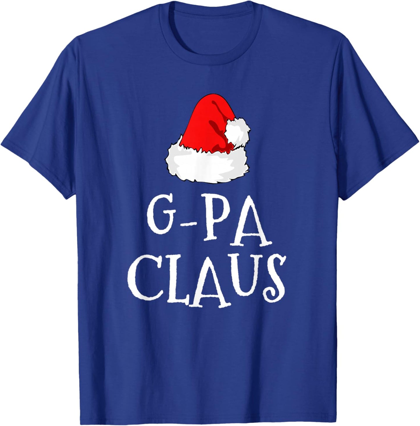 G-Pa Claus Christmas Santa's Pajama Family Matching GPa T-Shirt - T-Shirt | Royal