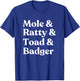 Wind in the Willows Character T-Shirt - T-Shirt | Royal