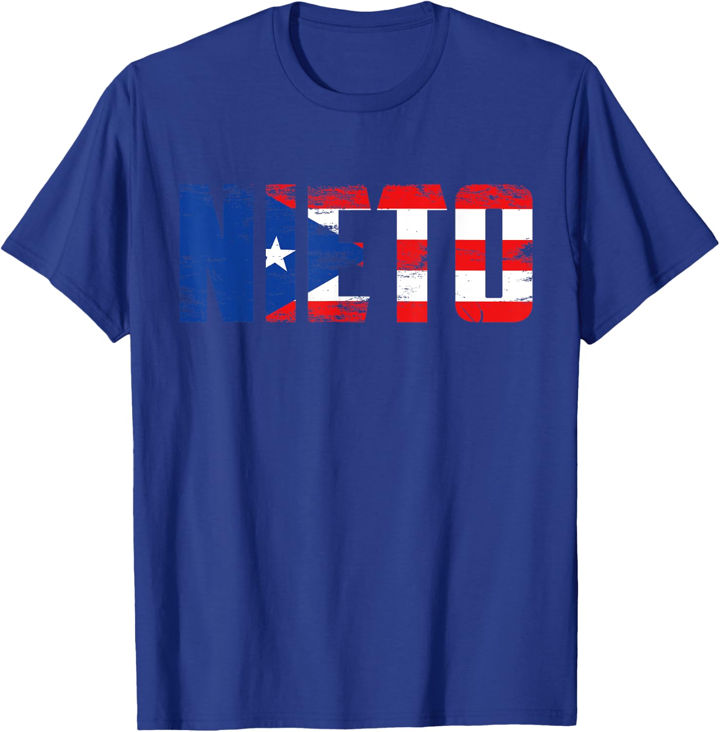 Nieto Puerto Rico Flag Pride Fathers Day Puerto Rican Men T-Shirt - T-Shirt | Royal