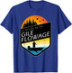 I'd Rather Be On Gile Flowage Wisconsin Sunset Fishing T-Shirt - T-Shirt | Royal