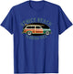Venice Beach Florida Vintage Surfing Design Women Girls Kids T-Shirt - T-Shirt | Royal