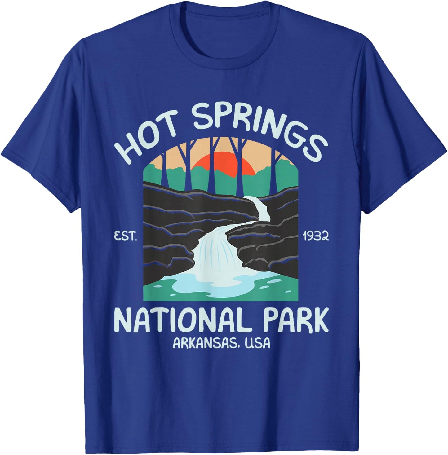Hot Springs US National Park Arkansas Gift T-Shirt - T-Shirt | Royal