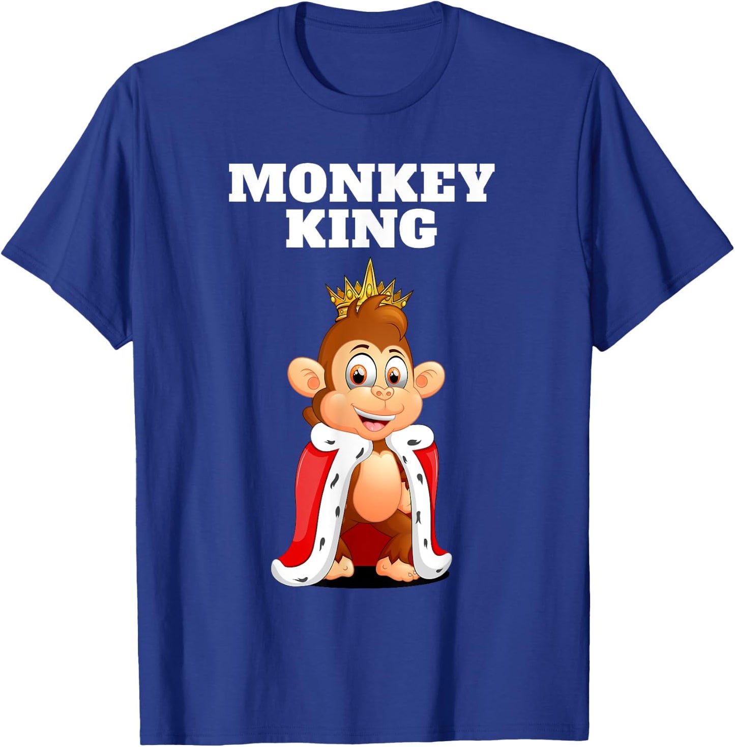 Monkey King | Boys Monkey | Monkey T-Shirt - T-Shirt | Royal