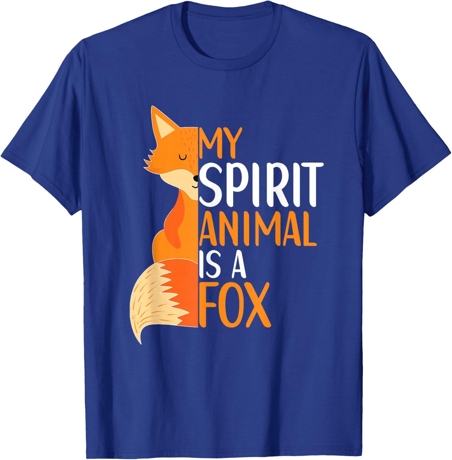 My Spirit Animal is A Fox Animal Women Kids T-Shirt - T-Shirt | Royal