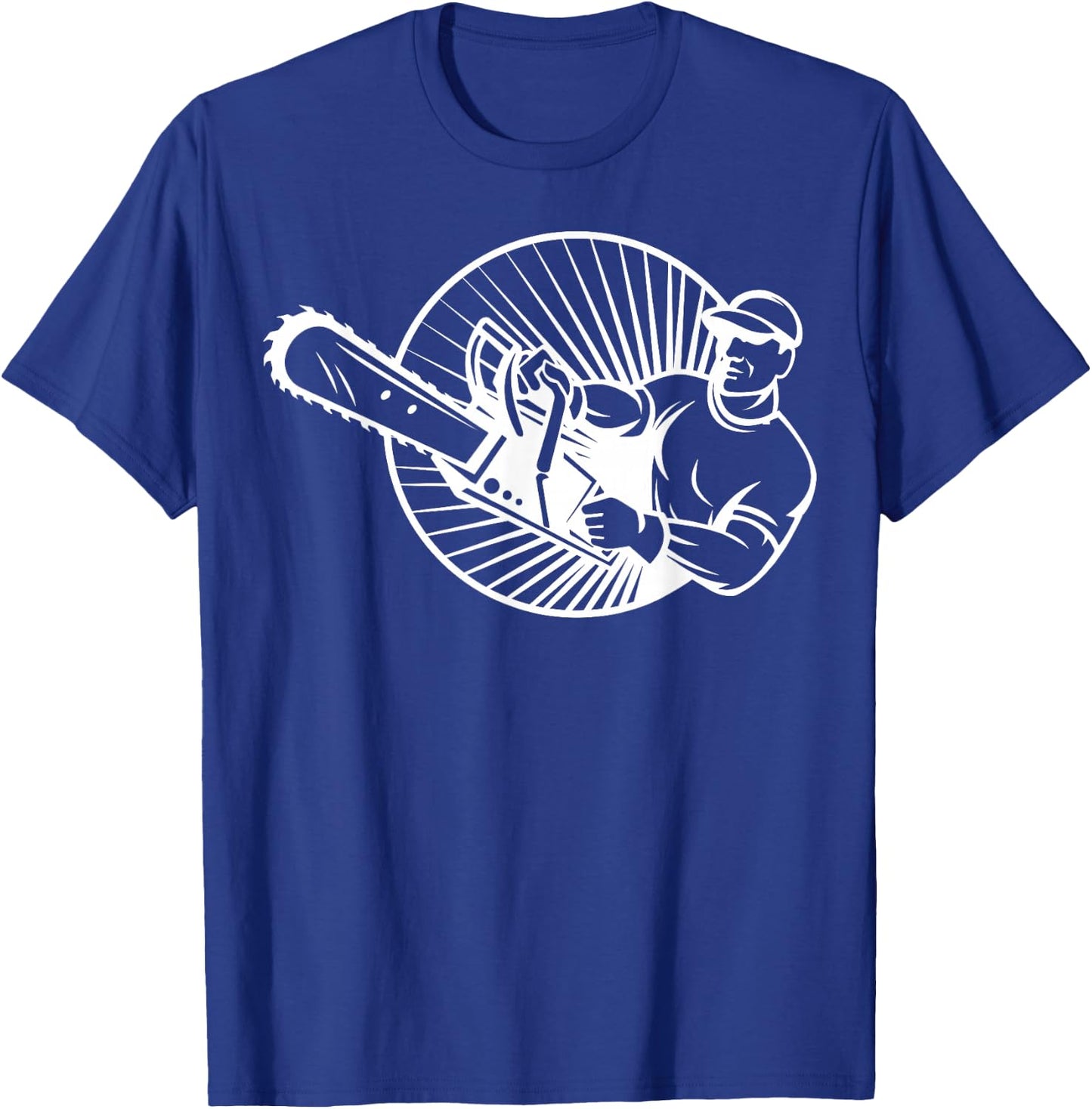 Arborist Chainsaw Tree Surgeon Arboriculturist T-Shirt - T-Shirt | Royal