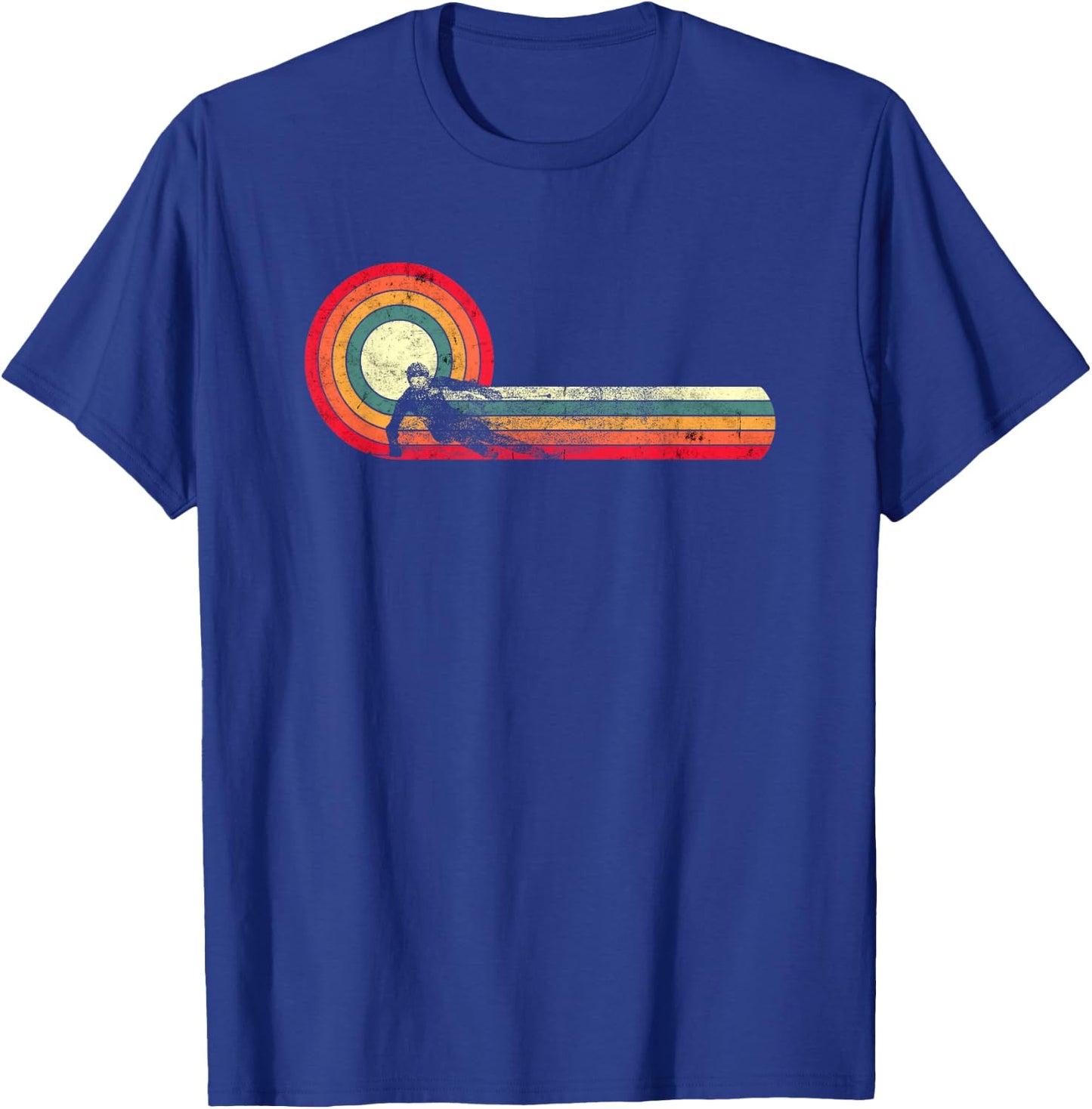 Funny Retro Ski Vintage 80s 90s Skiing Downhill Freestyle T-Shirt - T-Shirt | Royal