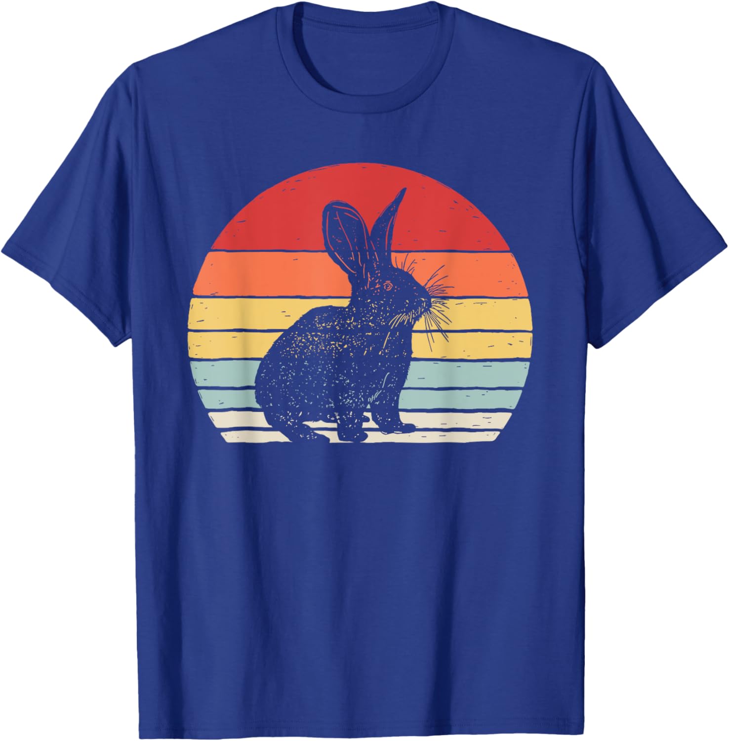Vintage Retro Rabbit T-Shirt - T-Shirt | Royal