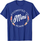 Promoted To Mimi Again Pregnancy Announcement Floral T-Shirt - T-Shirt | Royal