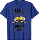 Love is Sweet as Honey but Can Sting Like a Bee T-Shirt - T-Shirt | Royal