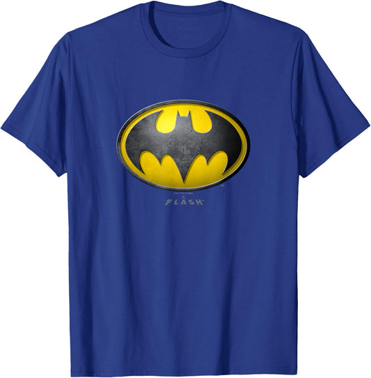 The Flash Movie Batman Logo Black and Yellow T-Shirt - T-Shirt | Royal
