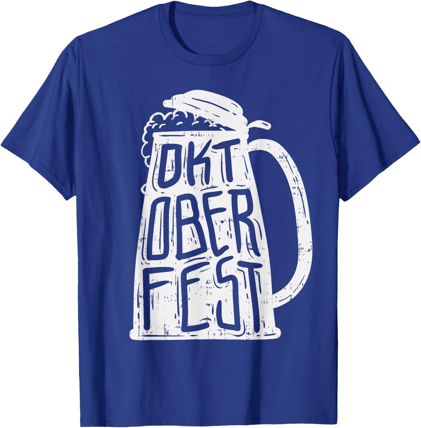 Oktoberfest Beer Mug Shirt OktoBeerFest German Drinking Gift T-Shirt - T-Shirt | Royal