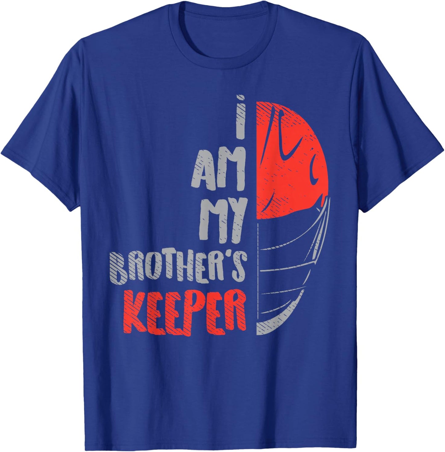 My Brother's Keeper Lacrosse Funny Defense Lax Goalie Gift T-Shirt - T-Shirt | Royal