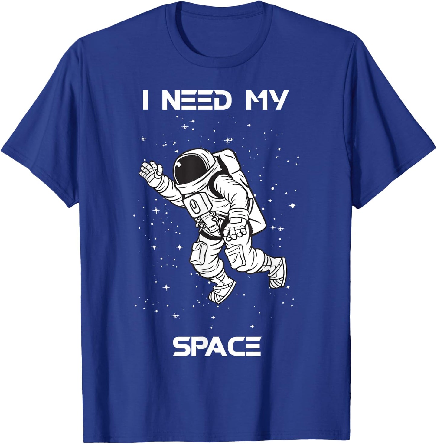 Solar System Astronaut Universe Stars T-Shirt - T-Shirt | Royal