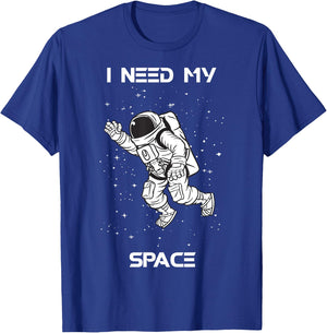 Solar System Astronaut Universe Stars T-Shirt - T-Shirt | Royal