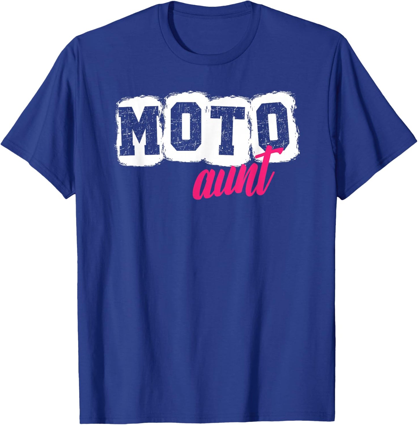 Moto Aunt Motocross Aunt Motocross Rider Aunt T-Shirt - T-Shirt | Royal