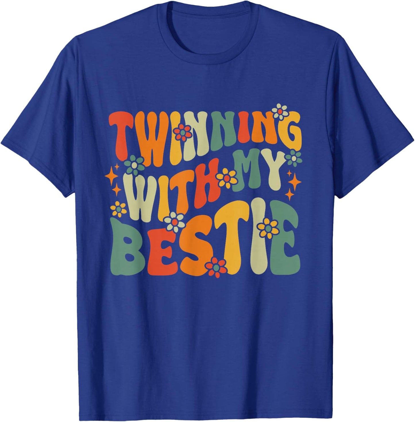 Matching Twins Friend Spirit Week Twinning with My Bestie T-Shirt - T-Shirt | Royal