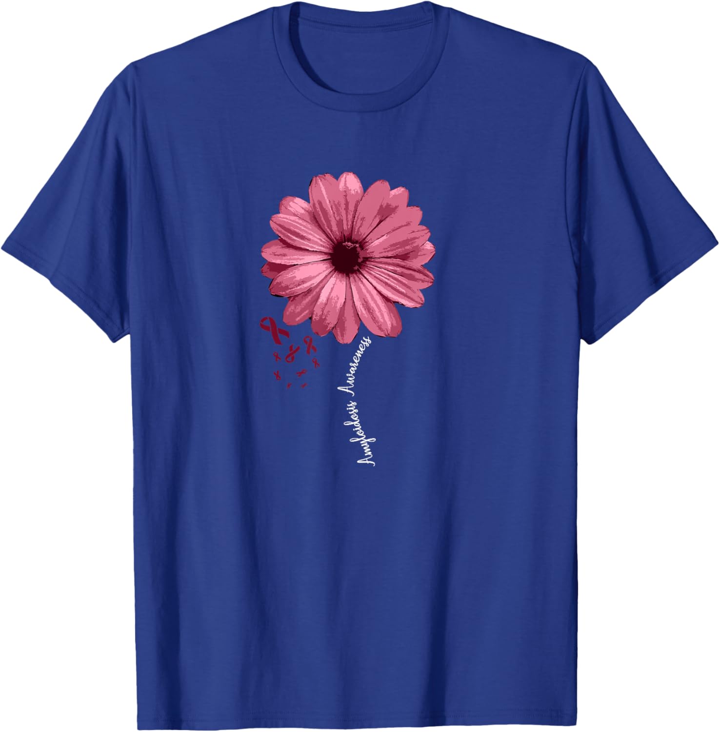 Amyloidosis Awareness Warrior Pretty Support Novelty T-Shirt - T-Shirt | Royal