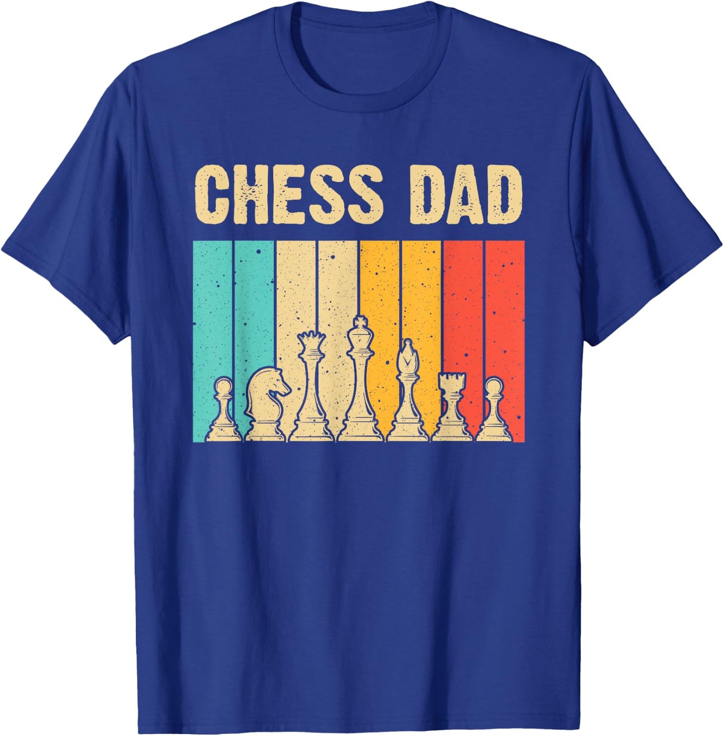 Cool Chess Lover Art For Dad Men Father Novelty Chess Player T-Shirt - T-Shirt | Royal
